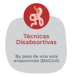 Técnicas disabsortivas: bypass de una sola anastomosis.